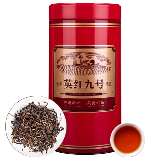 英紅九號紅茶茶葉鐵盒